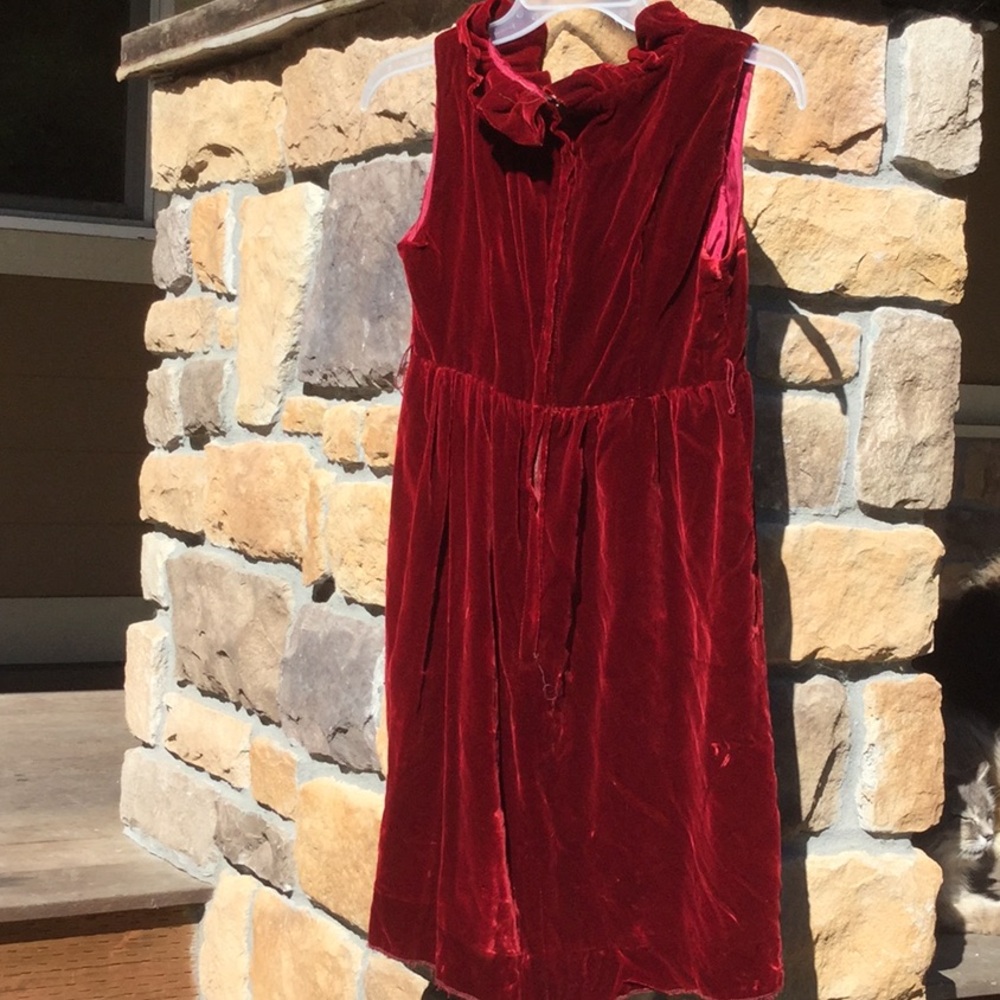 Vintage handmade ruffle dress farmers market night out shin dig🎀 - Picture 5 of 8